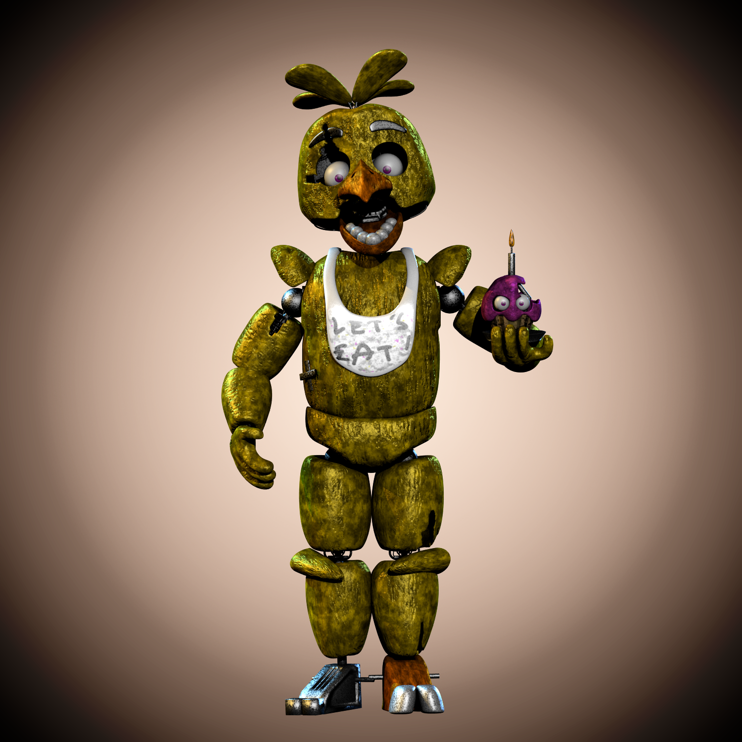 FNAF 2:. {New Chica} by loooollol995 on DeviantArt