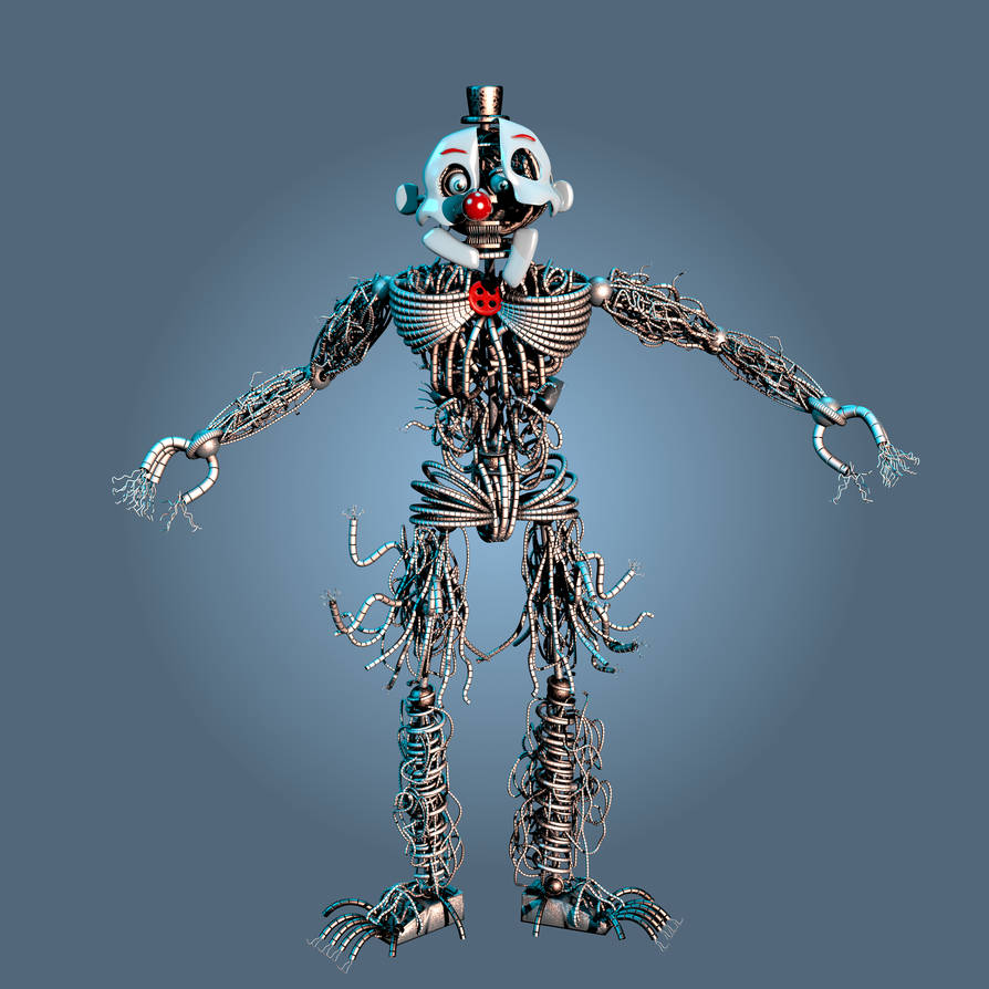 Somewhat Stylistic Ennard (Full Model) by Rjac25 on DeviantArt