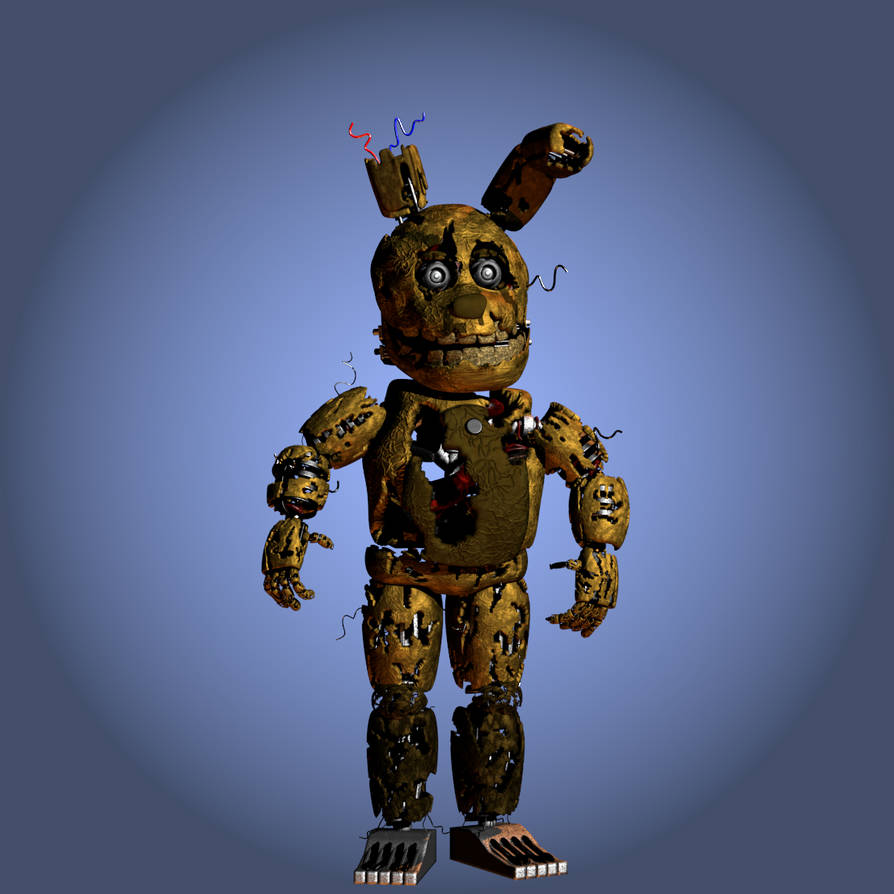 SmallTrap/Mini Springtrap by Rjac25 on DeviantArt
