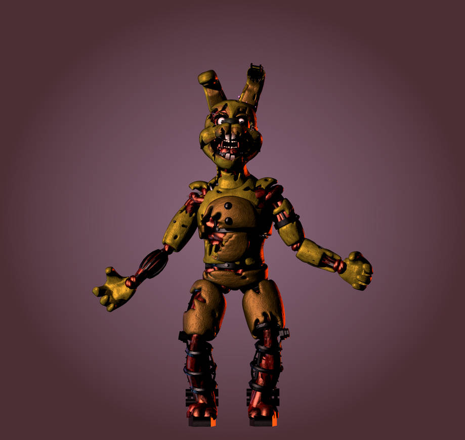 Springtrap - By D-Animations by Rjac25 on DeviantArt