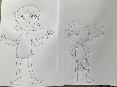 Test Sketches - Arnold and Rhonda