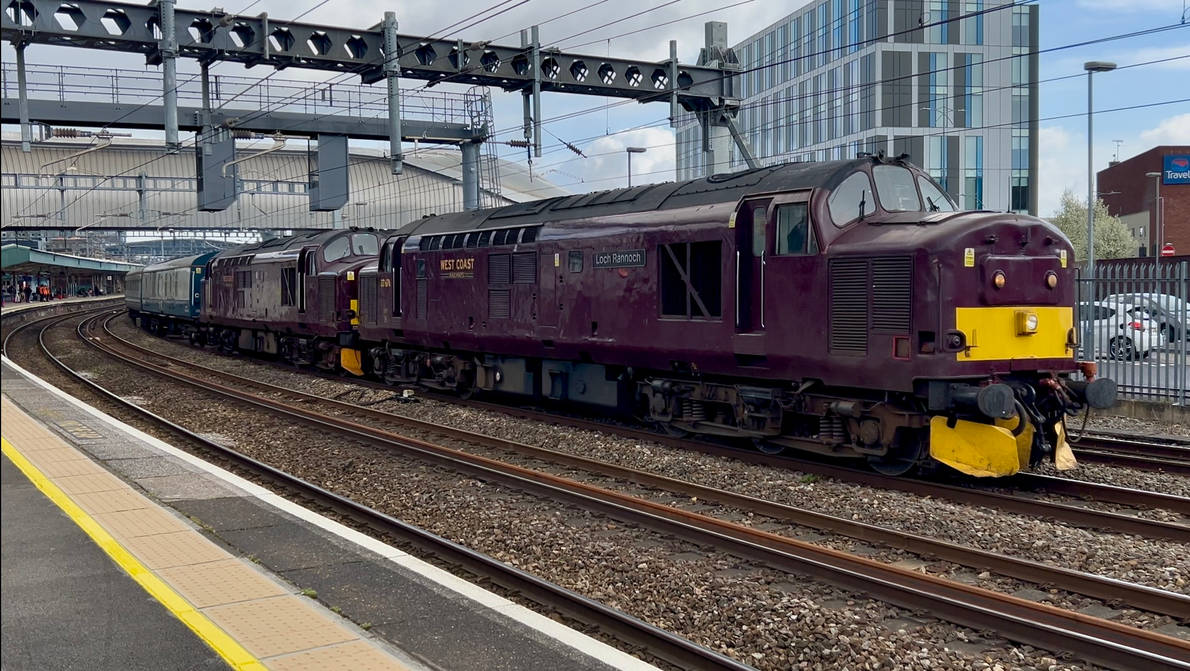 WCRC 37676 + 37688 - Newport (SW) - 29/03/25 by TailsFan2022 on DeviantArt