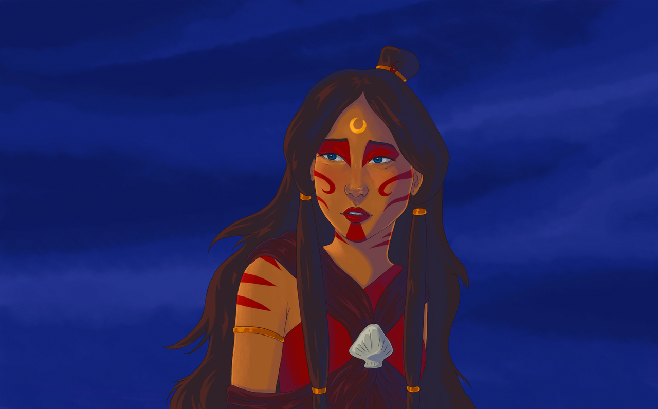 Katara As The Painted Lady ATLA Fan Art By 2000spenguin On DeviantArt katara-as-the-painted-lady-atla-fan-art-by-2000spenguin-on-deviantart
