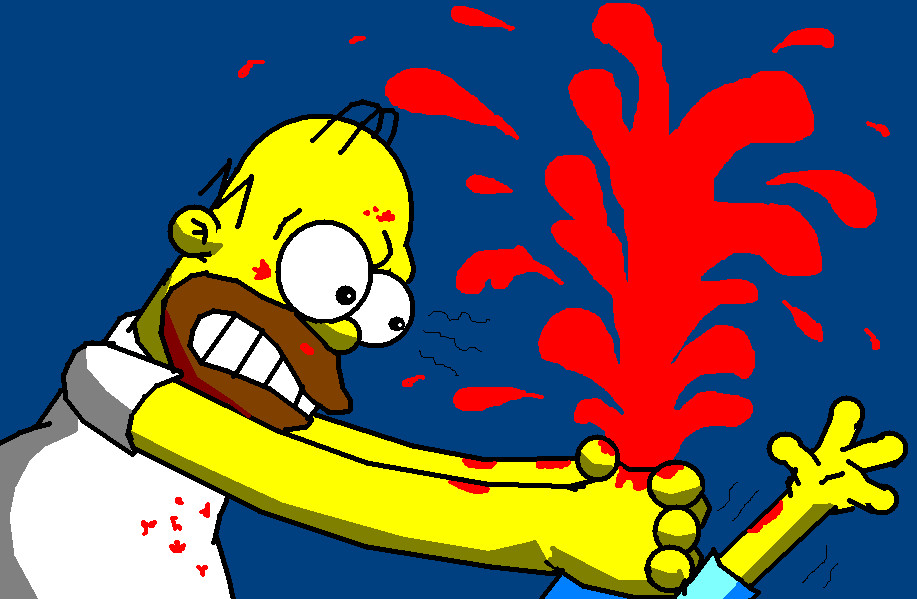 Homer kills Bart