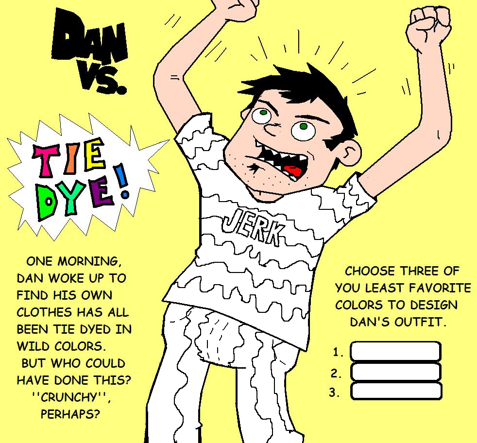 Dan Vs. Tie Dye meme