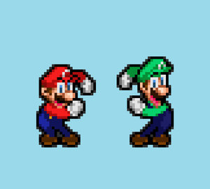 Mario and Luigi - Cow and Chicken Dance (MLNG)