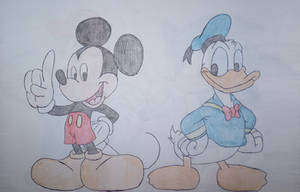 Mickey Mouse and Donald Duck