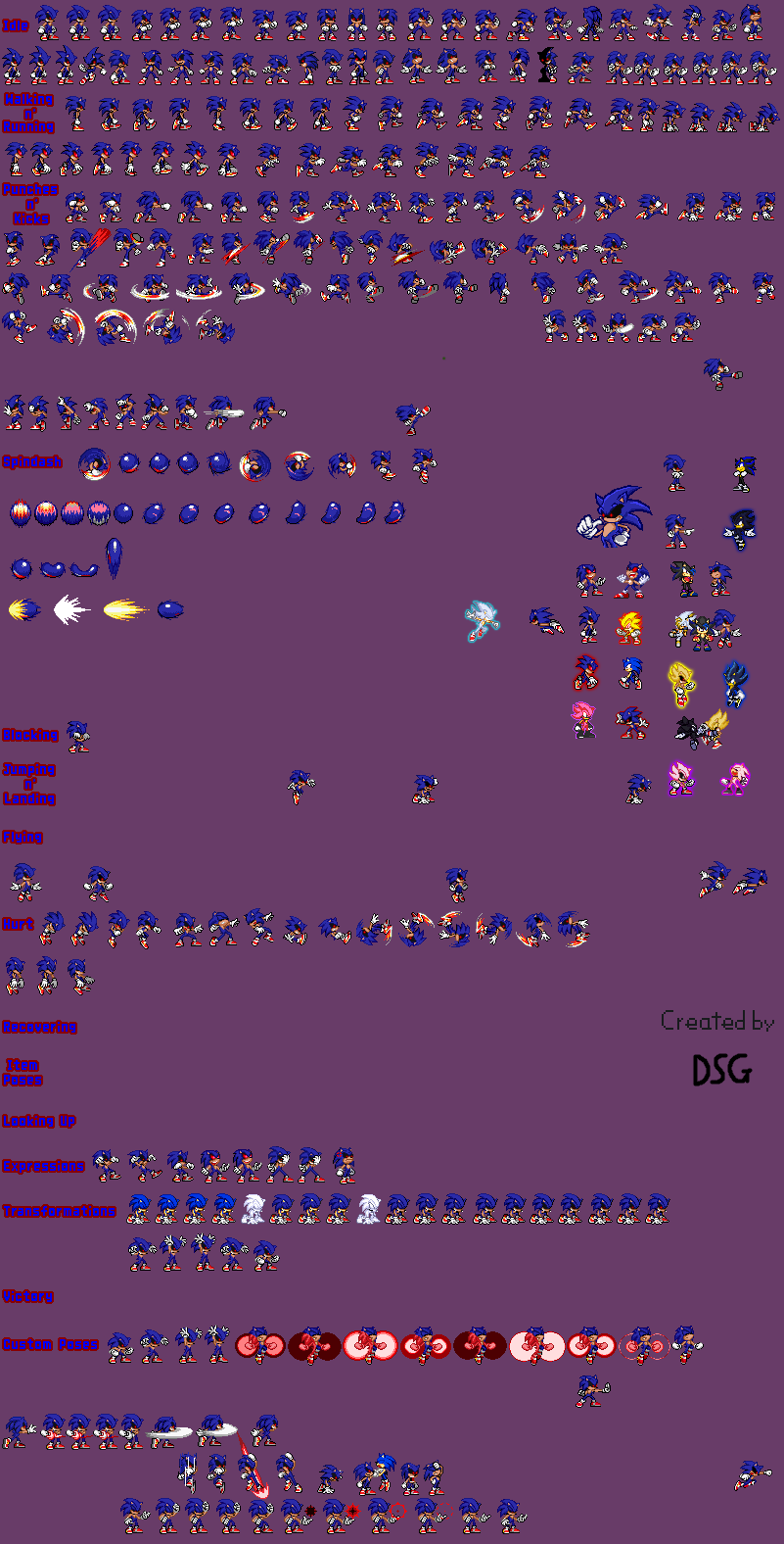 Sprite Sheet Pack by LucarioShirona on DeviantArt