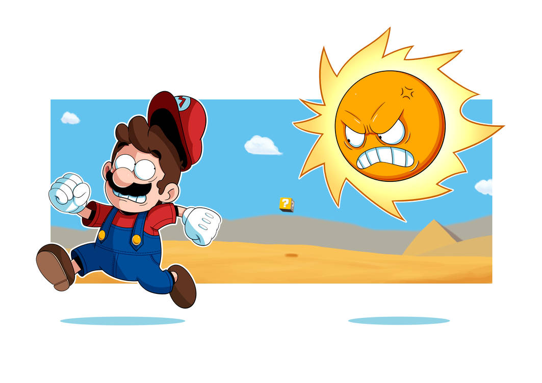 Sol Mario 3 Super Mario Angry Sun by Eduardo-13 on DeviantArt