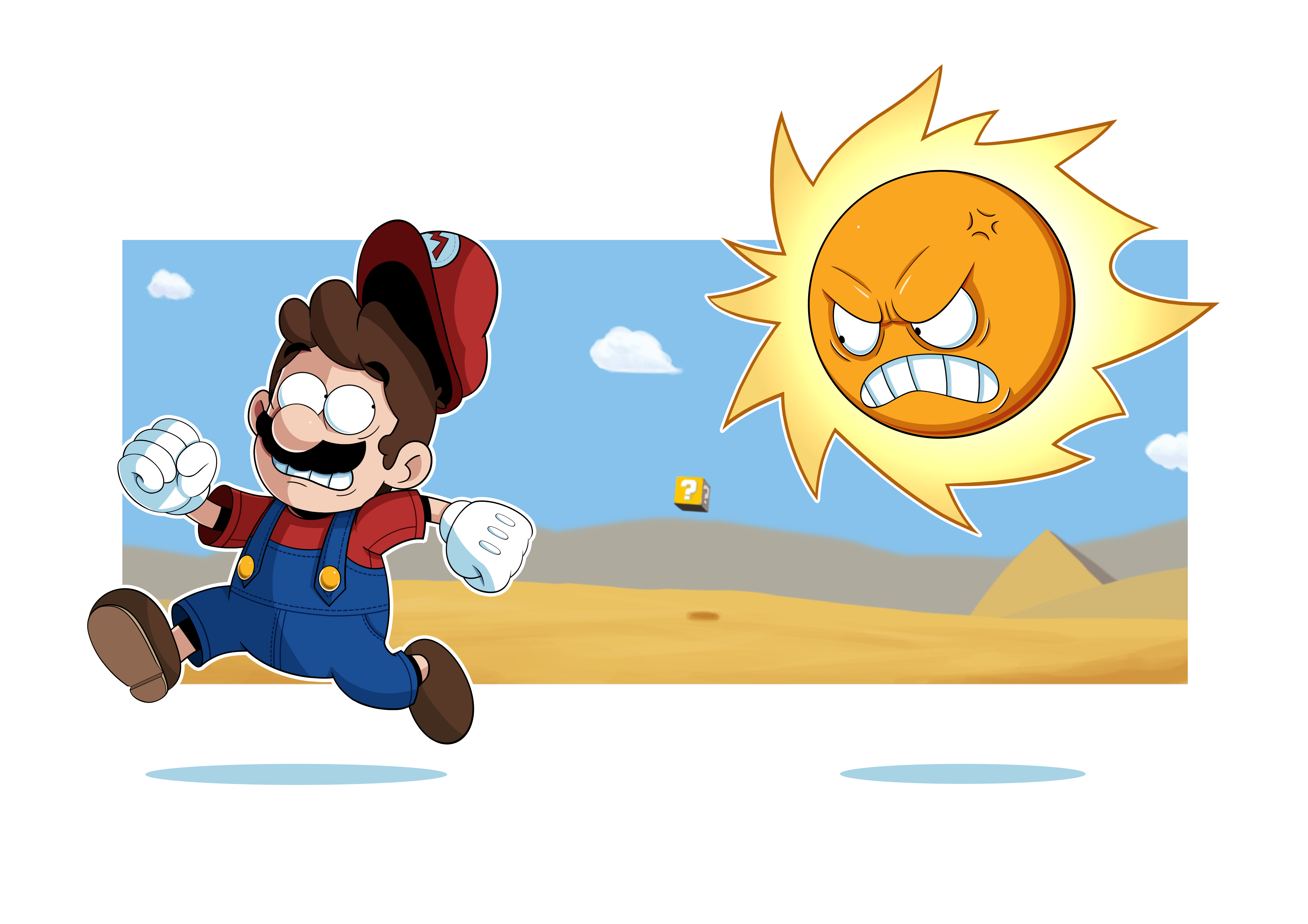 Super Mario Angry Sun