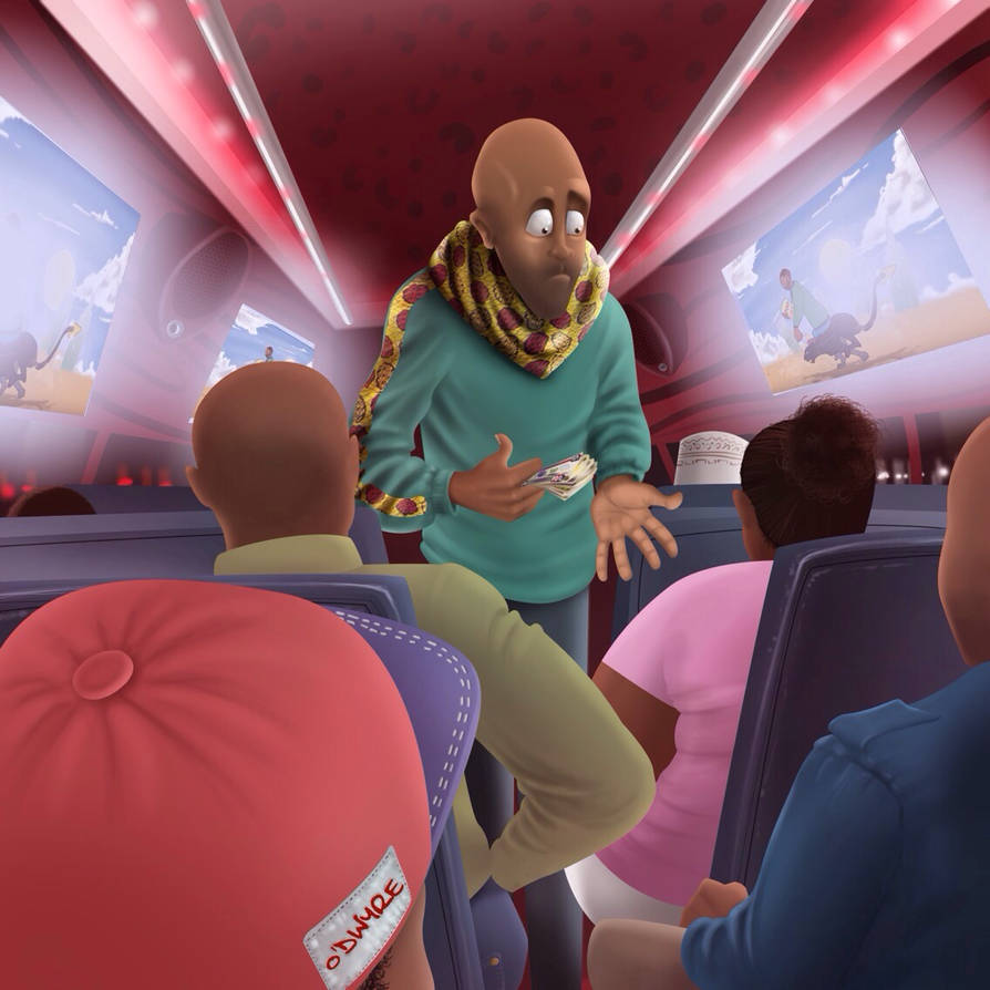 Matatu conductor by ODwyre-ArtWorld on DeviantArt