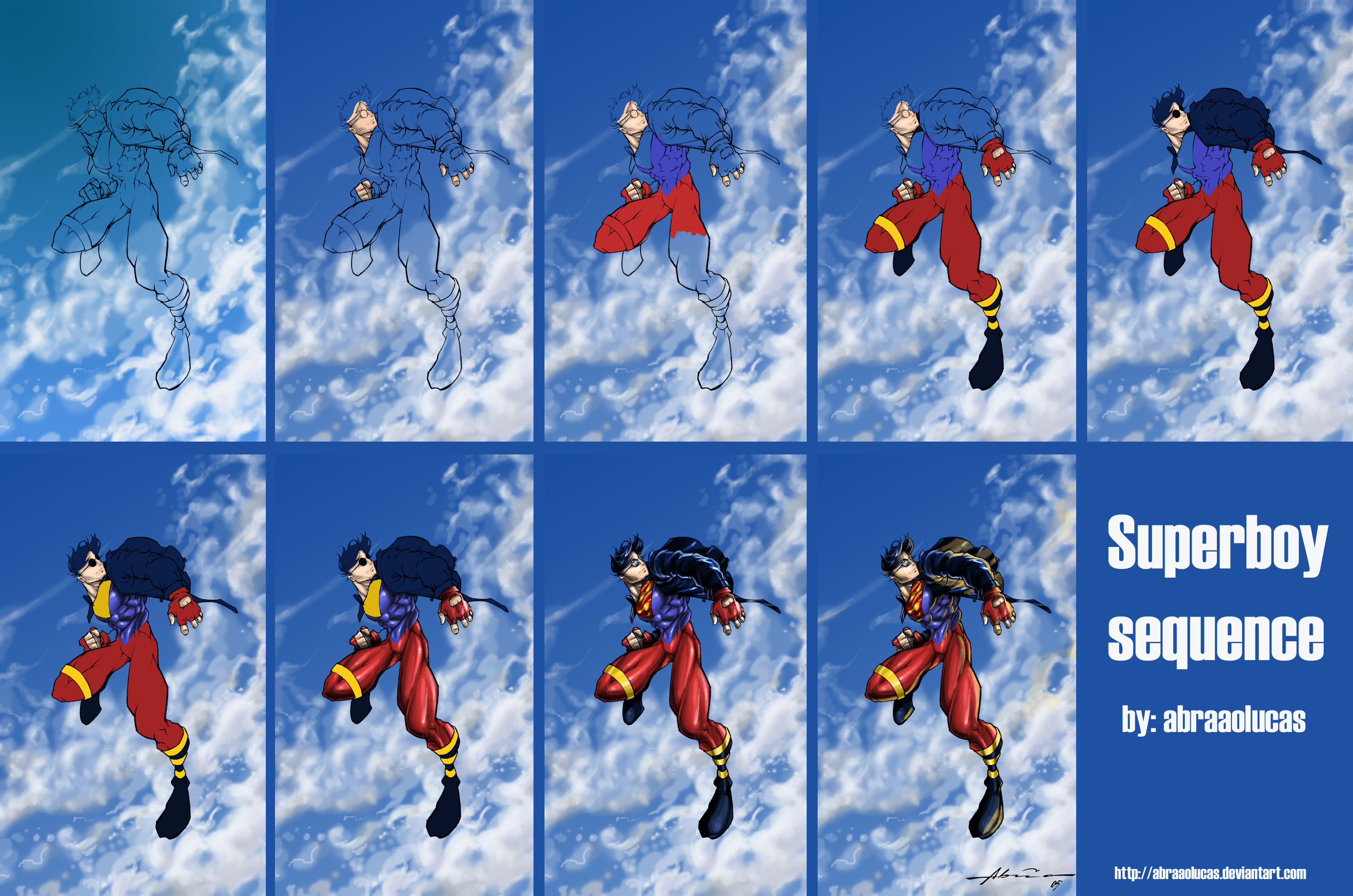 SUPERBOY color sequence