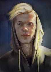 A portrait sketch of Igor4iksart