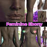 Gayle for G9 Feminine Ebony skin variant