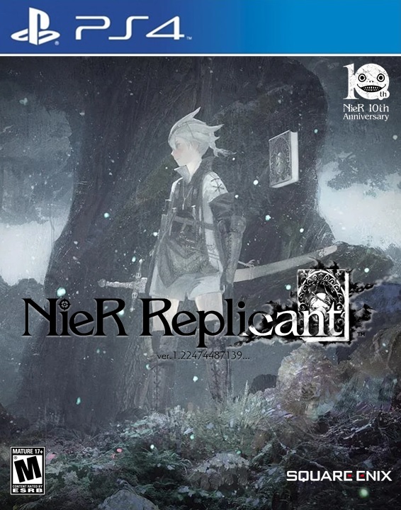 NieR Replicant ver.1.22474487139 Game Poster - Official Box Art