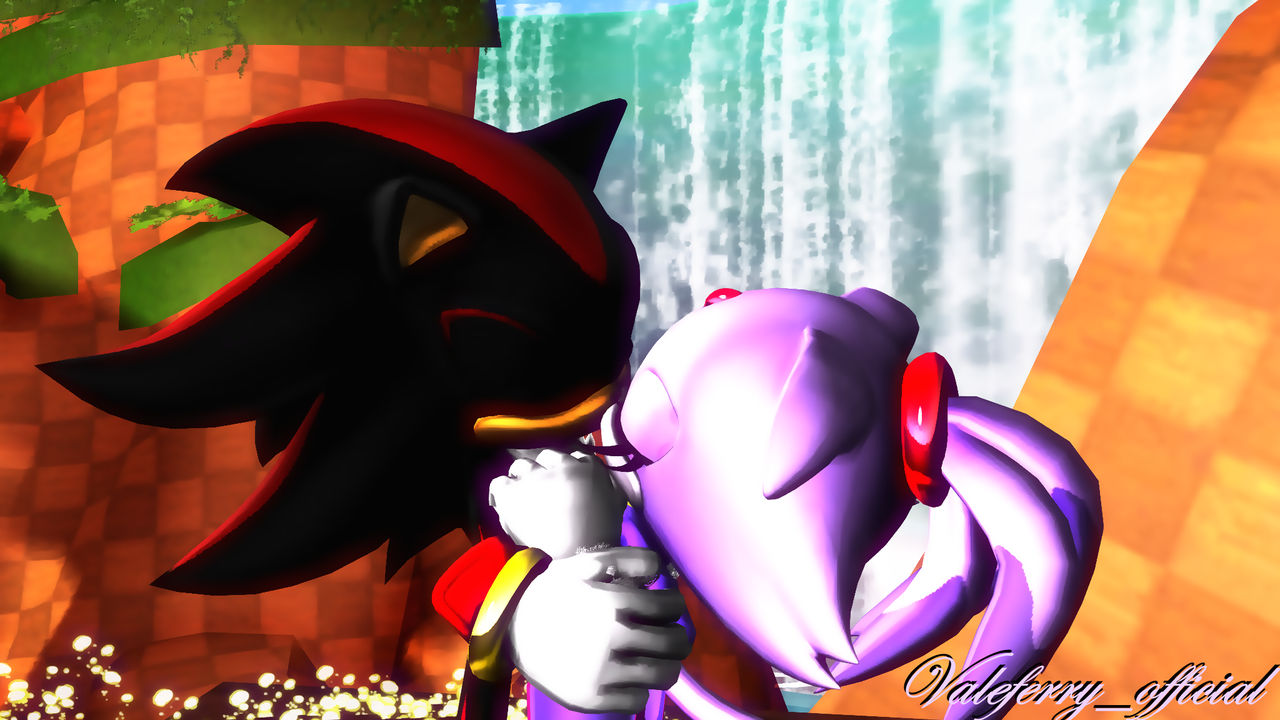 SONIC KISSING SHADOW!! - Sonic & Shadow Visit DEVIANTART!? 