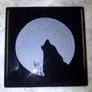 4x4 Howling Wolf Coaster