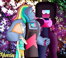 Pearl , Bismuth and Garnet (Speedpaint)