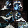 Vaporeon clay figure