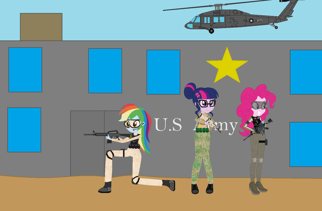 MLP EG, Delta Force and Ranger at the base. by chittatos on DeviantArt