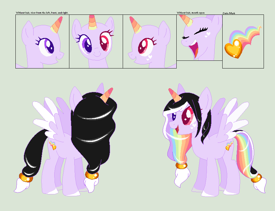 Mlp Base Love Alicorn