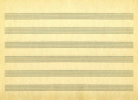 STOCK: Blank Music Paper