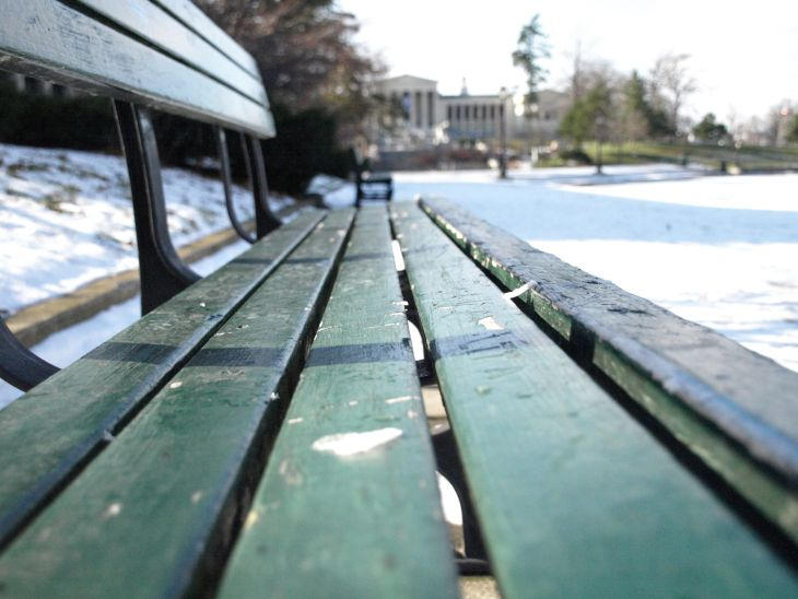 Delaware Park Bench by NickAkromas on DeviantArt