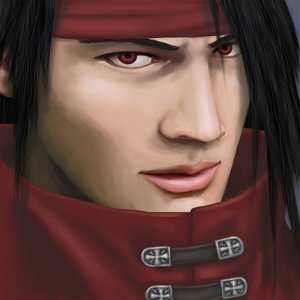 Vincent Valentine: red eyes