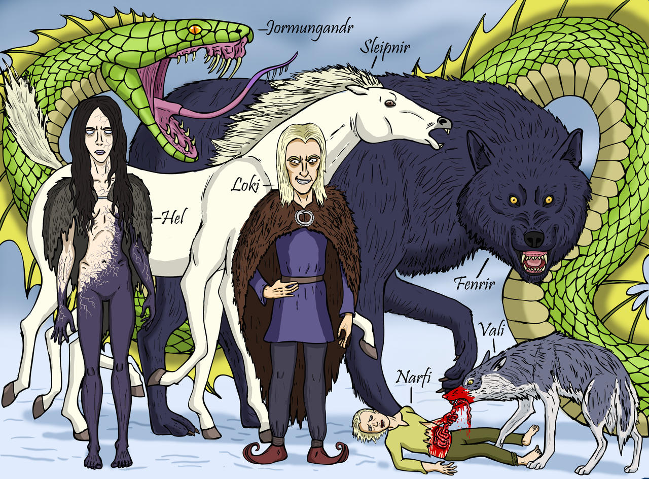 Loki's Children by GoldenMaggot on DeviantArt