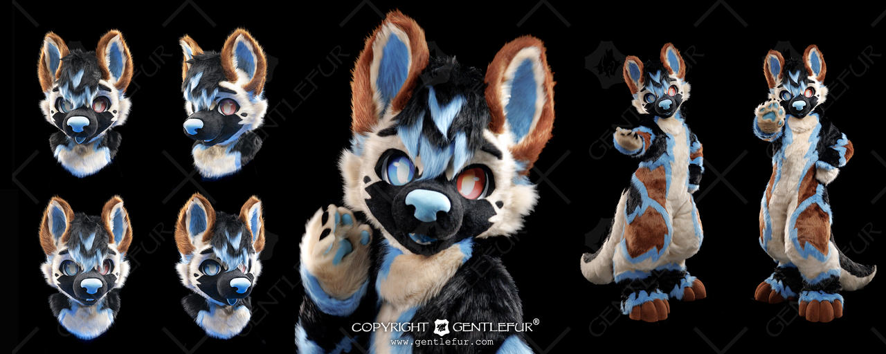 Toony style fursuit commission for @Mirasheppy by GentlefurStudio on ...