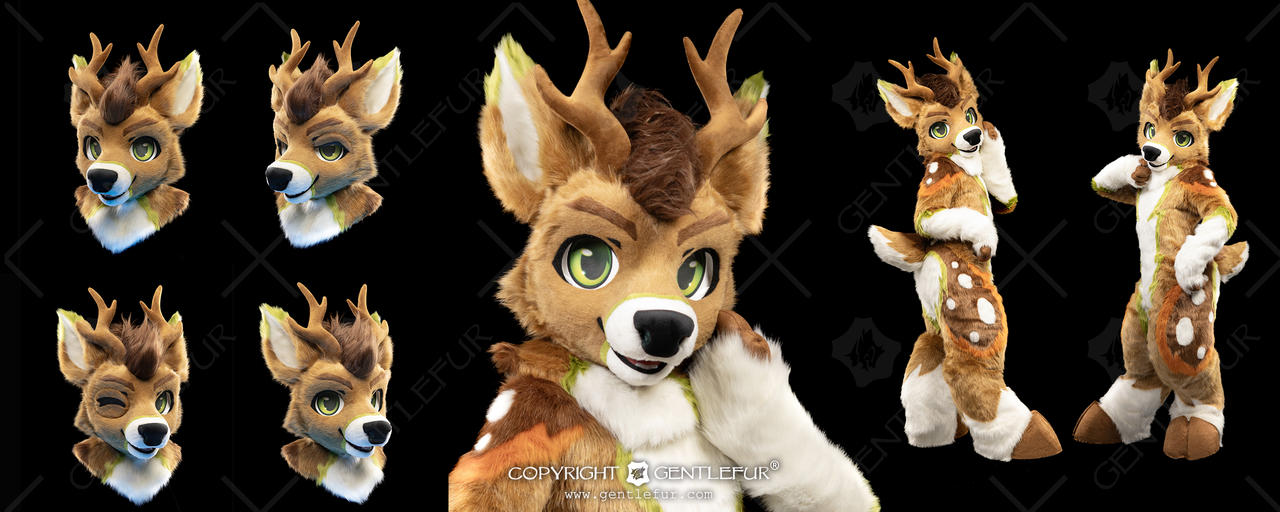 Toony style fursuit commission for @DeerCypress by GentlefurStudio on ...
