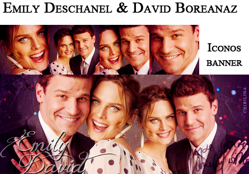 Emily Deschanel and David Boreanaz