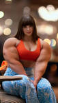Miss Diamond the gentle giantess 7 muscle diva by godfather72