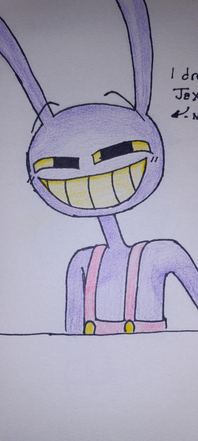Jax Tdac Rabbit I drew Jax from TDAC! by MilkBeforeCereal13 on DeviantArt
