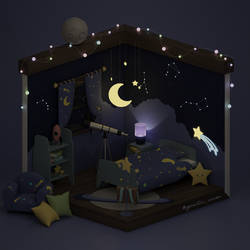 Galaxy Kid Bedroom