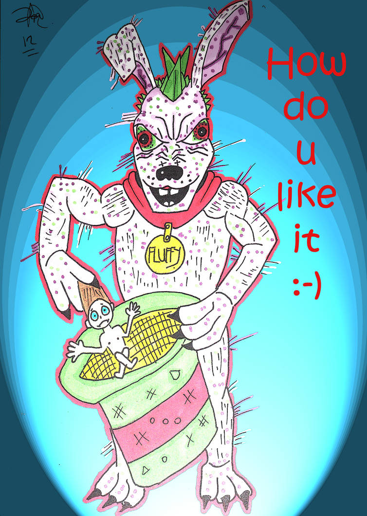 magic mutant rabbit by jackartzy on DeviantArt