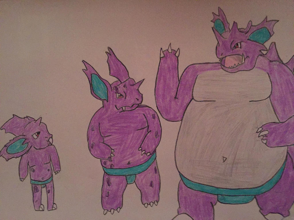 Pokemon Sumo Deviantart Pokemon Sumo Evolution - 1 Nidoking by mcnic on DeviantArt