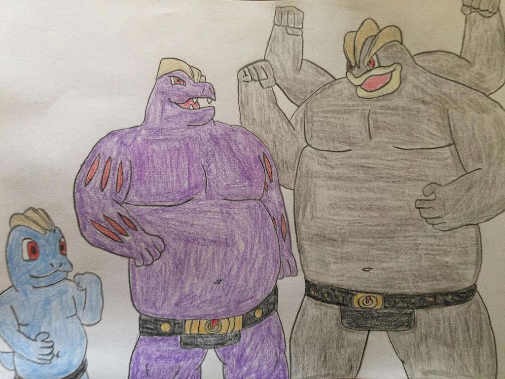 Pokemon Sumo Deviantart Pokemon Sumo Evolution - 4 Machamp by mcnic on DeviantArt