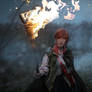 The Witcher 3 Shani cosplay (frame 2)