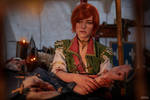 The Witcher 3 Shani cosplay (frame 19)