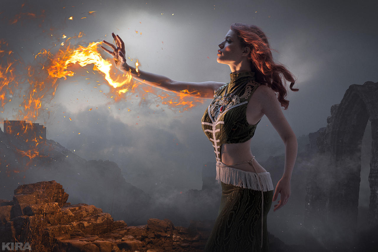 The Witcher 1 | Triss Merigold by Lada Lyumos by Lyumos on DeviantArt