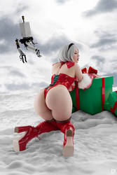 NieR | Christmas 2B by Lada Lyumos