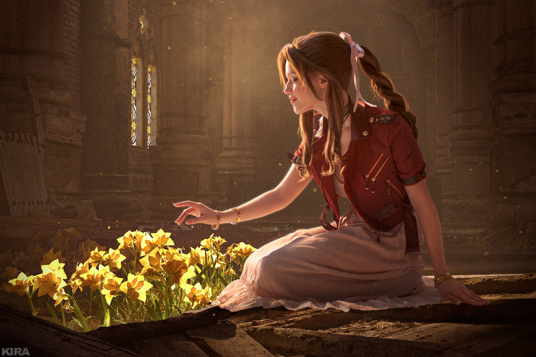 Final Fantasy | Aerith by Lada Lyumos by Lyumos on DeviantArt