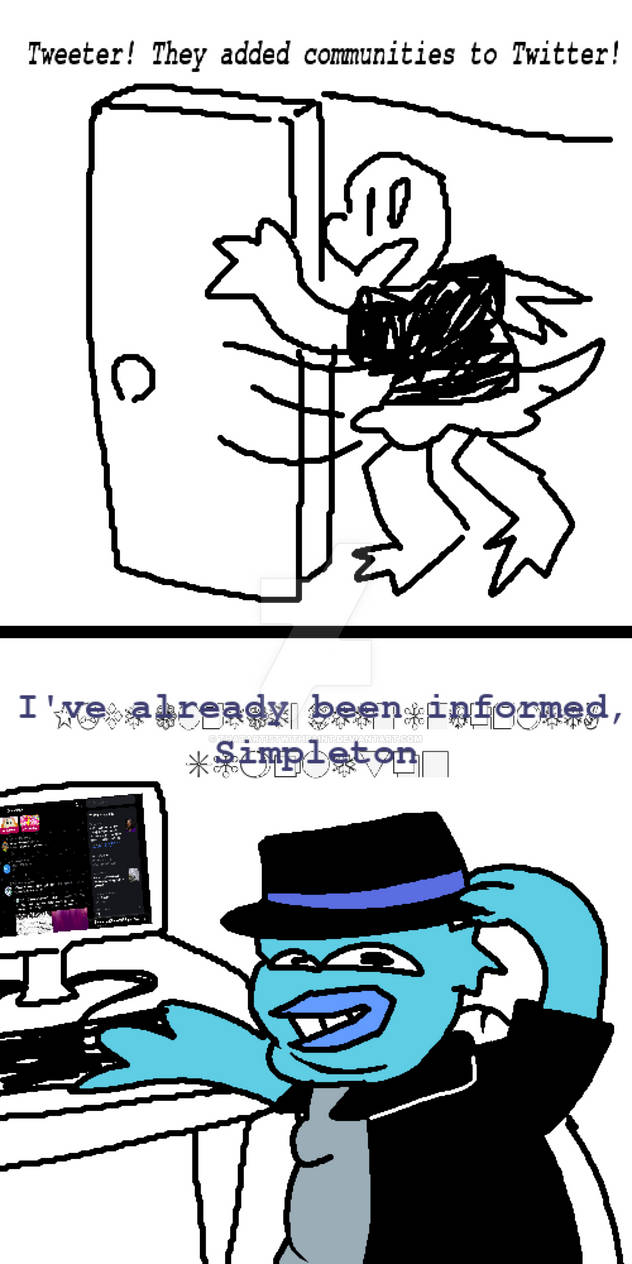 Tweeter Using New Communities Feature on Twitter by ThatArtistWithPaint ...