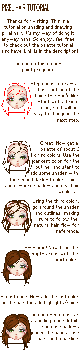 Pixel Hair Tutorial