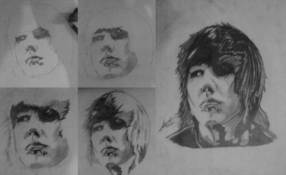 How To Draw Oliver Sykes :D