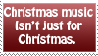 Christmas Music Stamp