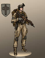 Vesitanian Crusader infantryman