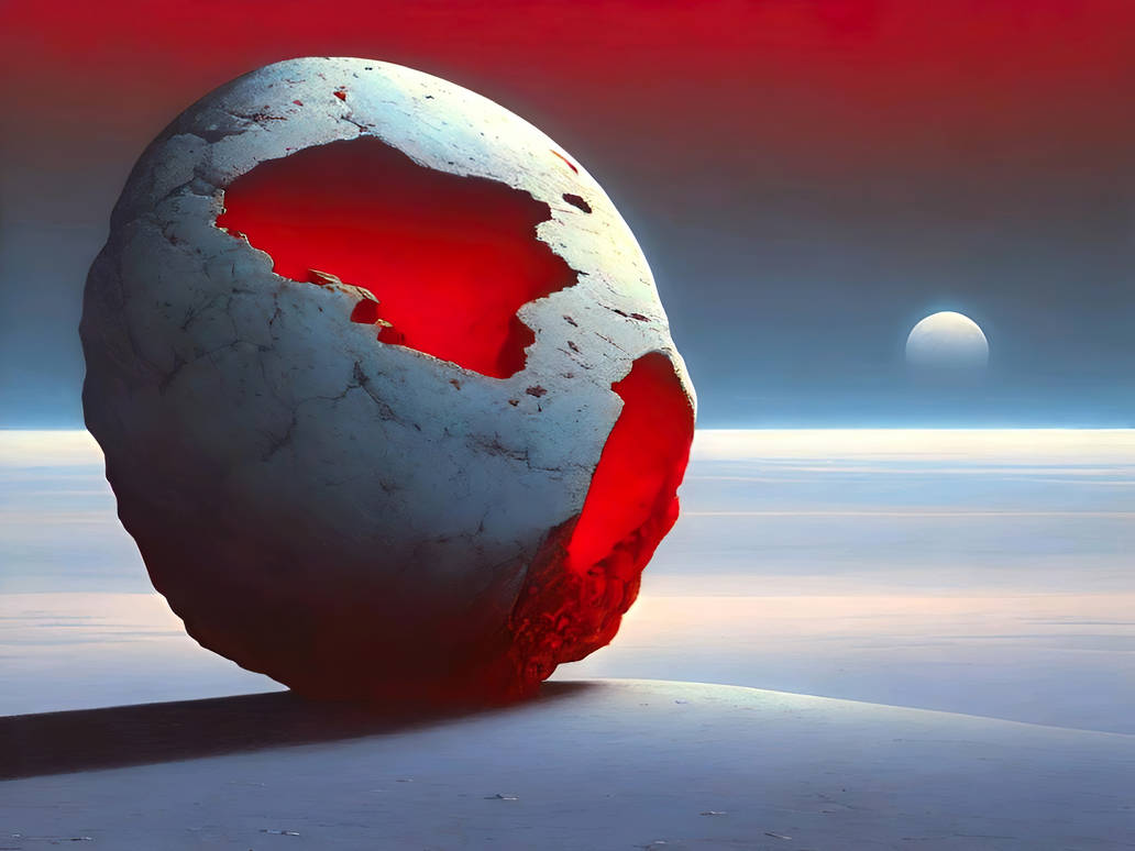 Abstract landscape- Red Shift 8 by AMidseriousDayDreamr on DeviantArt