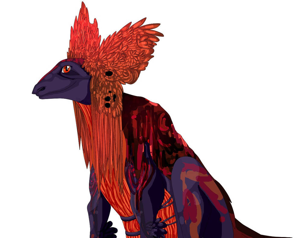 Volcanic raptor by KateWaterOlw on DeviantArt